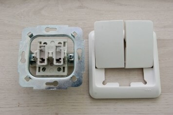 Two-key switch design
