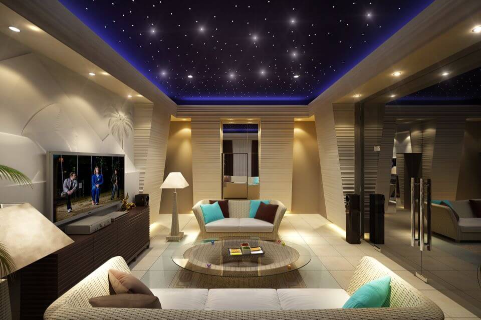 Осветление на звездно небе в хола