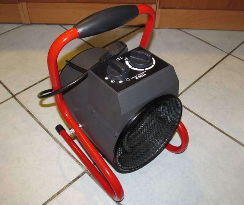 Household model of a powerful electric heater