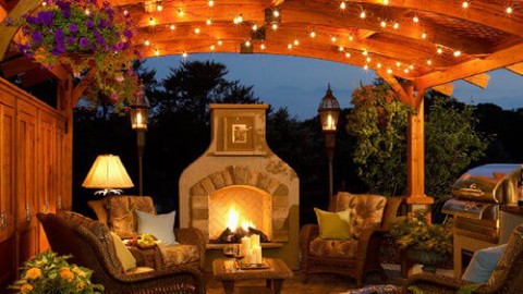 12 ideas for beautiful terrace lighting