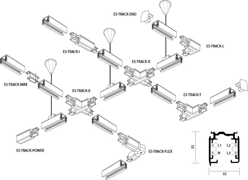 Busbar assembly diagram