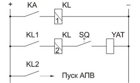 How to connect an intermediate relay?