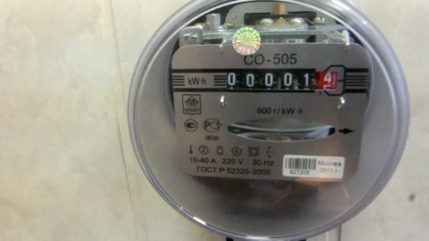 Characteristics of the electric meter СО-505
