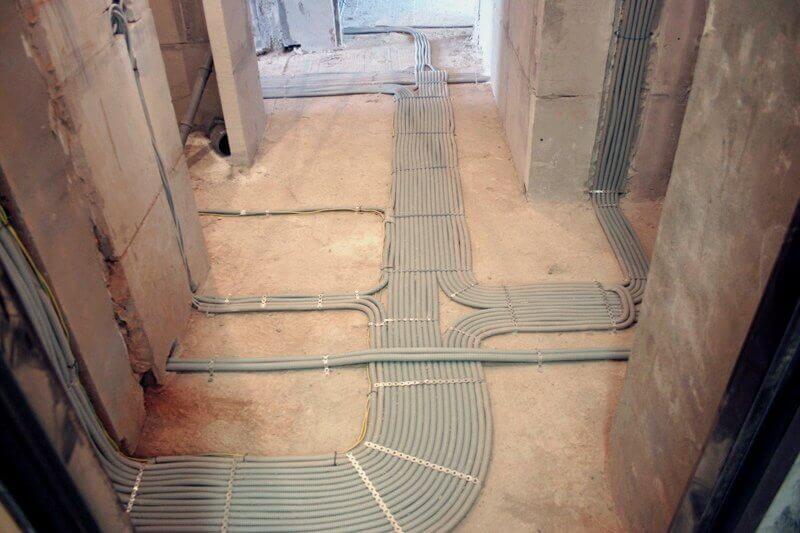 Floor wiring