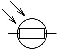 Обозначение на фоторезистора