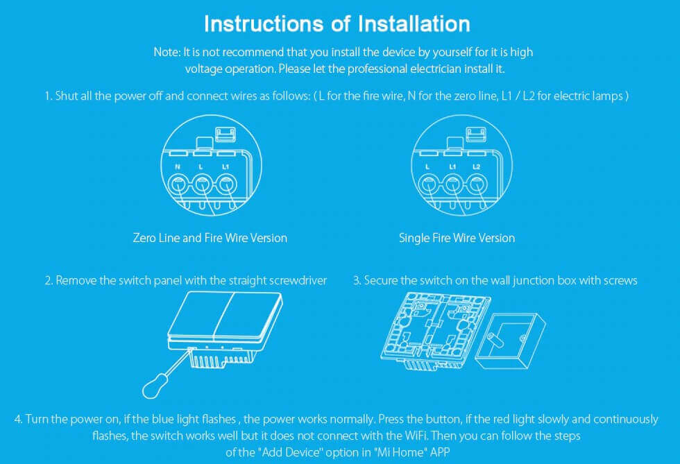 Инструкции за монтаж на Aquara Circuit Breaker