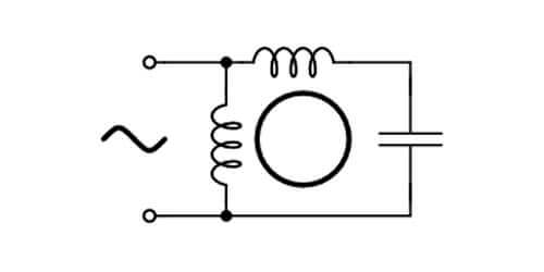 Свързваща схема с работещ кондензатор (несъвместим)